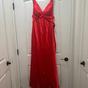 Classy Floor Length Red Formal/Prom Dress
